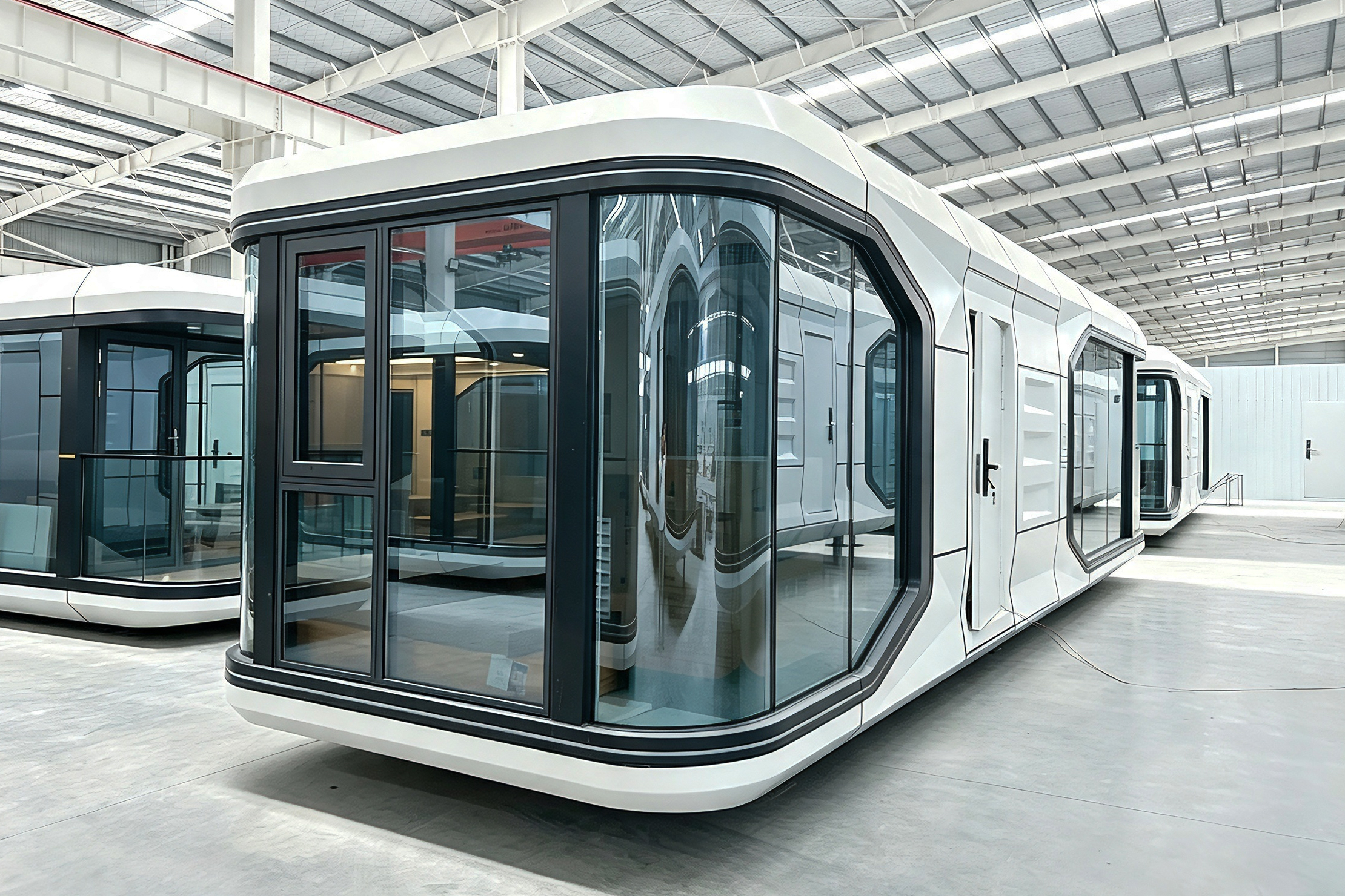 Space Capsule em ambiente de glamping